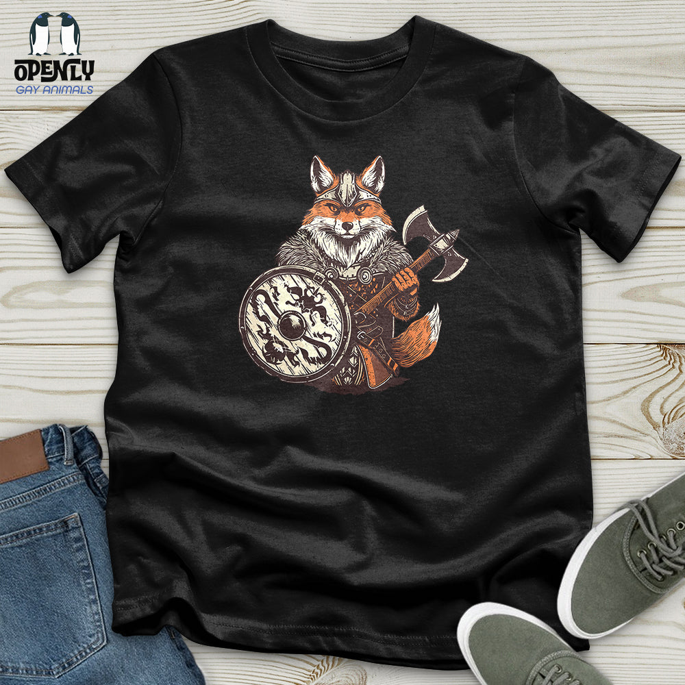 Fox Viking Courage Unisex T Shirt Gift For Animal Lover
