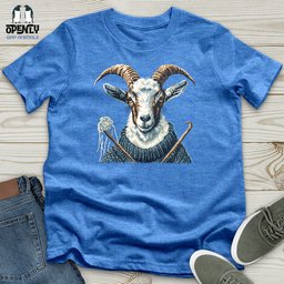 Goat Knitting Workshop Unisex T Shirt Gift For Animal Lover