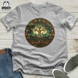 Enchanted Forest Cycle Unisex T Shirt Gift For Animal Lover