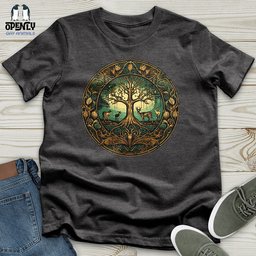 Enchanted Forest Cycle Unisex T Shirt Gift For Animal Lover