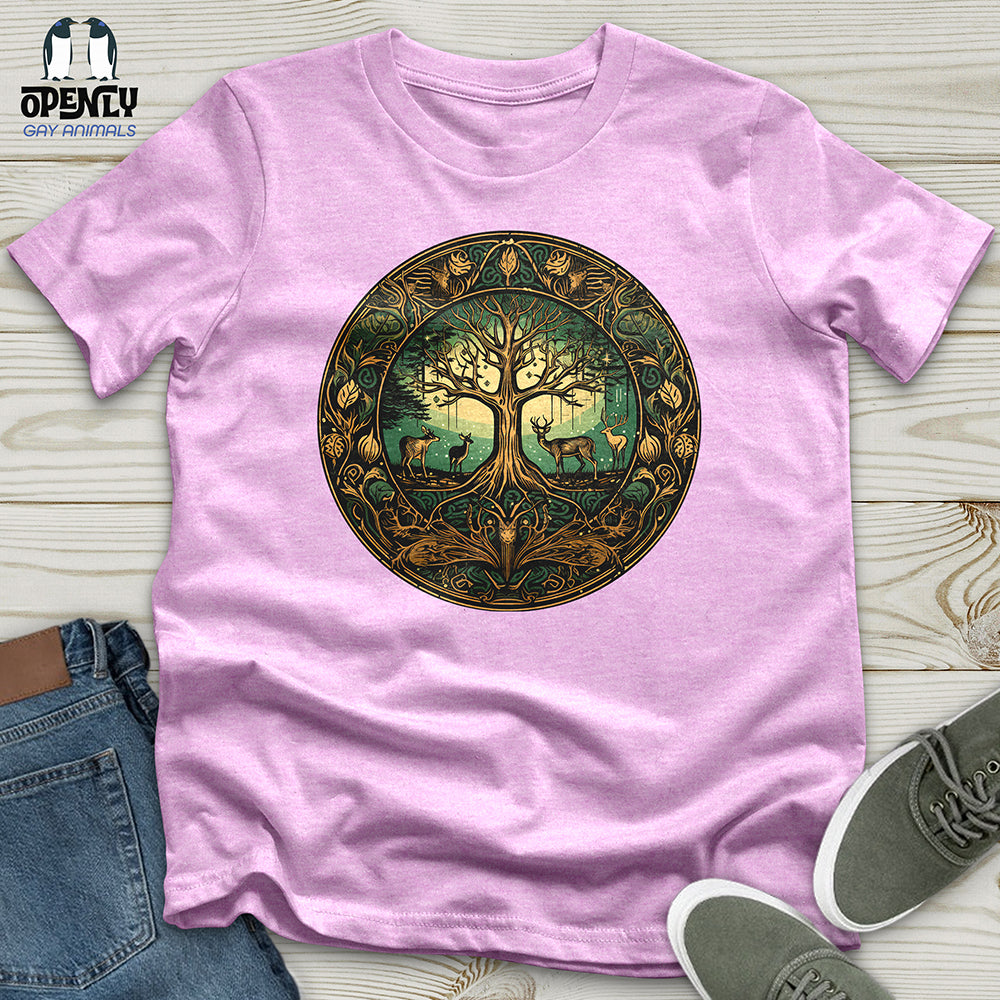 Enchanted Forest Cycle Unisex T Shirt Gift For Animal Lover