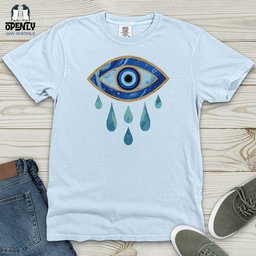 Evil Eye 06 Heavy Cotton Comfort Colors Tee Gift For Animal Lover