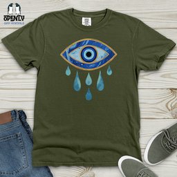 Evil Eye 06 Heavy Cotton Comfort Colors Tee Gift For Animal Lover