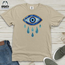 Evil Eye 06 Heavy Cotton Comfort Colors Tee Gift For Animal Lover