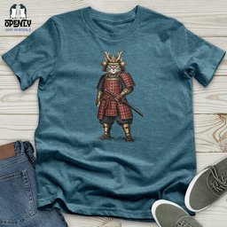 Cat Samurai Unisex T Shirt Gift For Cat Lover