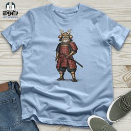 Cat Samurai Unisex T Shirt Gift For Cat Lover
