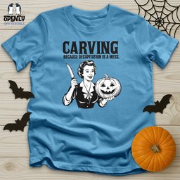 Carving Unisex T Shirt Gift For Animal Lover