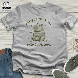Capybara Is My Spirit Animal Unisex T Shirt Gift For Animal Lover