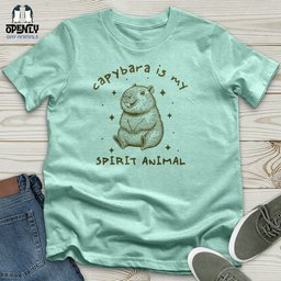 Capybara Is My Spirit Animal Unisex T Shirt Gift For Animal Lover