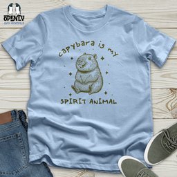 Capybara Is My Spirit Animal Unisex T Shirt Gift For Animal Lover