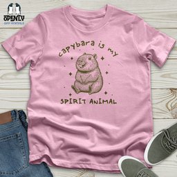 Capybara Is My Spirit Animal Unisex T Shirt Gift For Animal Lover