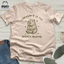 Capybara Is My Spirit Animal Unisex T Shirt Gift For Animal Lover