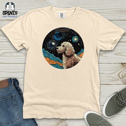 Canine Cosmic Dream Heavy Cotton Comfort Colors Tee Gift For Animal Lover