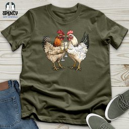 Chickens Cheers Unisex T Shirt Gift For Animal Lover
