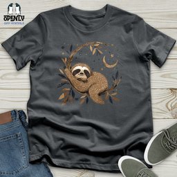 Cosmic Sloth Dreams Unisex T Shirt Gift For Animal Lover