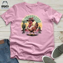 Cowboy Chicken Unisex T Shirt Gift For Animal Lover