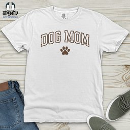Dog Mom Heavy Cotton Comfort Colors Tee Gift For Mom