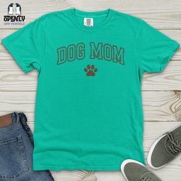 Dog Mom Heavy Cotton Comfort Colors Tee Gift For Mom