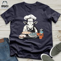 Cow Culinary Delight Unisex T Shirt Gift For Animal Lover