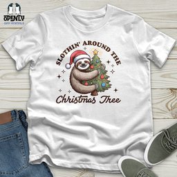 Christmas Tree Unisex T Shirt Gift For Animal Lover