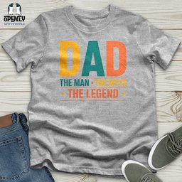 Dad The Man The Myth The Legend Softstyle Tee Gift For Dad