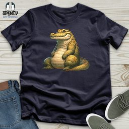 Chubby Crocodile Unisex T Shirt Gift For Animal Lover
