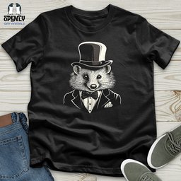 Gentleman Raccoon Dapper Unisex T Shirt Gift For Animal Lover