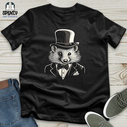 Gentleman Raccoon Dapper Unisex T Shirt Gift For Animal Lover