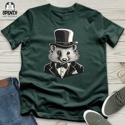 Gentleman Raccoon Dapper Unisex T Shirt Gift For Animal Lover