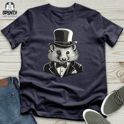 Gentleman Raccoon Dapper Unisex T Shirt Gift For Animal Lover