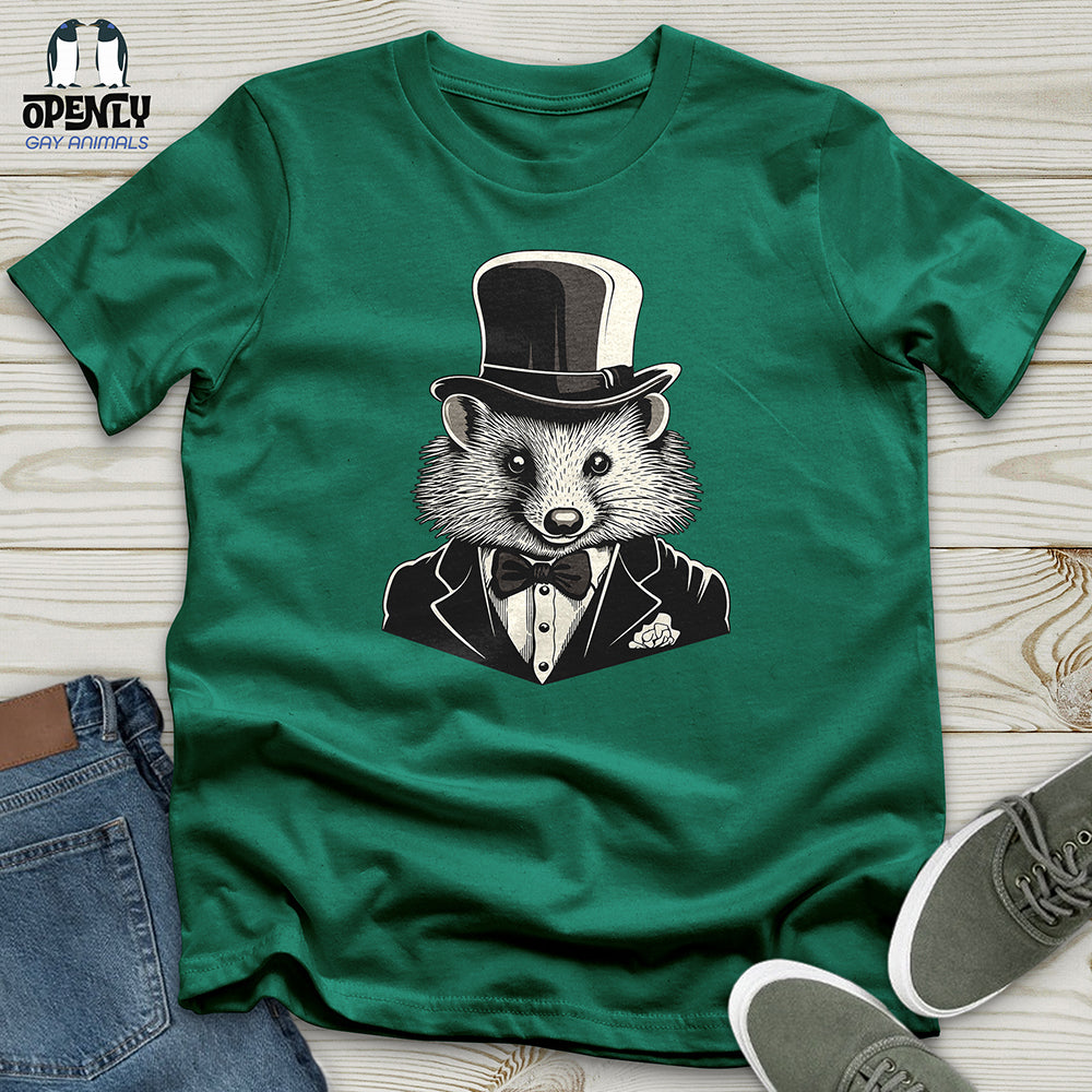 Gentleman Raccoon Dapper Unisex T Shirt Gift For Animal Lover