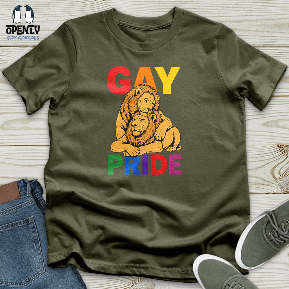 Gay Pride Lion Unisex T Shirt Gift For Animal Lover