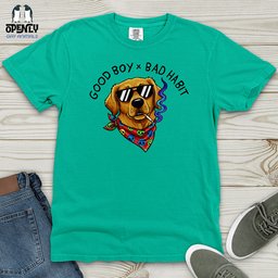 Good Boy X Bad Habit Heavy Cotton Comfort Colors Tee Gift For Animal Lover