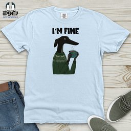 Greyhound Coffee Heavy Cotton Comfort Colors Tee Gift For Animal Lover