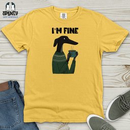 Greyhound Coffee Heavy Cotton Comfort Colors Tee Gift For Animal Lover
