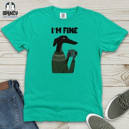 Greyhound Coffee Heavy Cotton Comfort Colors Tee Gift For Animal Lover