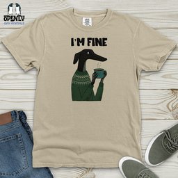 Greyhound Coffee Heavy Cotton Comfort Colors Tee Gift For Animal Lover
