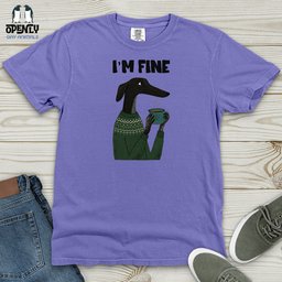 Greyhound Coffee Heavy Cotton Comfort Colors Tee Gift For Animal Lover
