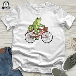 Frogs On A Ride Unisex T Shirt Gift For Frog Lover