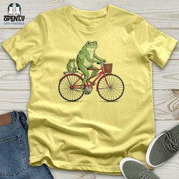 Frogs On A Ride Unisex T Shirt Gift For Frog Lover