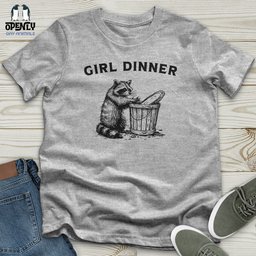 Girl Dinner Softstyle Tee Gift For Animal Lover