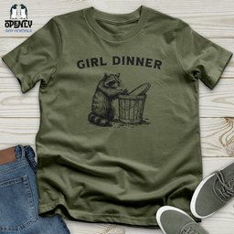 Girl Dinner Softstyle Tee Gift For Animal Lover