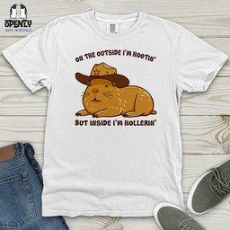 Hootin And Hollering Heavy Cotton Comfort Colors Tee Gift For Animal Lover