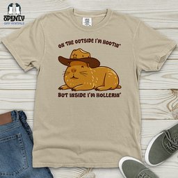 Hootin And Hollering Heavy Cotton Comfort Colors Tee Gift For Animal Lover