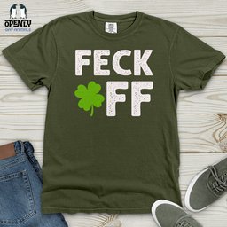 Feck Off Heavy Cotton Comfort Colors Tee Gift For Animal Lover