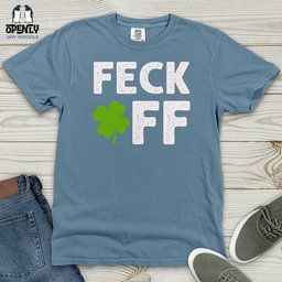 Feck Off Heavy Cotton Comfort Colors Tee Gift For Animal Lover