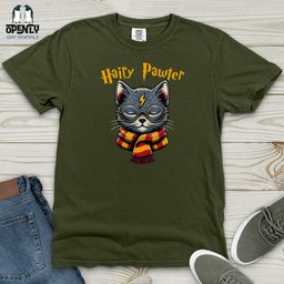 Hairy Pawter Heavy Cotton Comfort Colors Tee Gift For Animal Lover