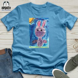 Glitch Bunny Unisex T Shirt Gift For Animal Lover