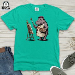 Hipponicasso Heavy Cotton Comfort Colors Tee Gift For Animal Lover