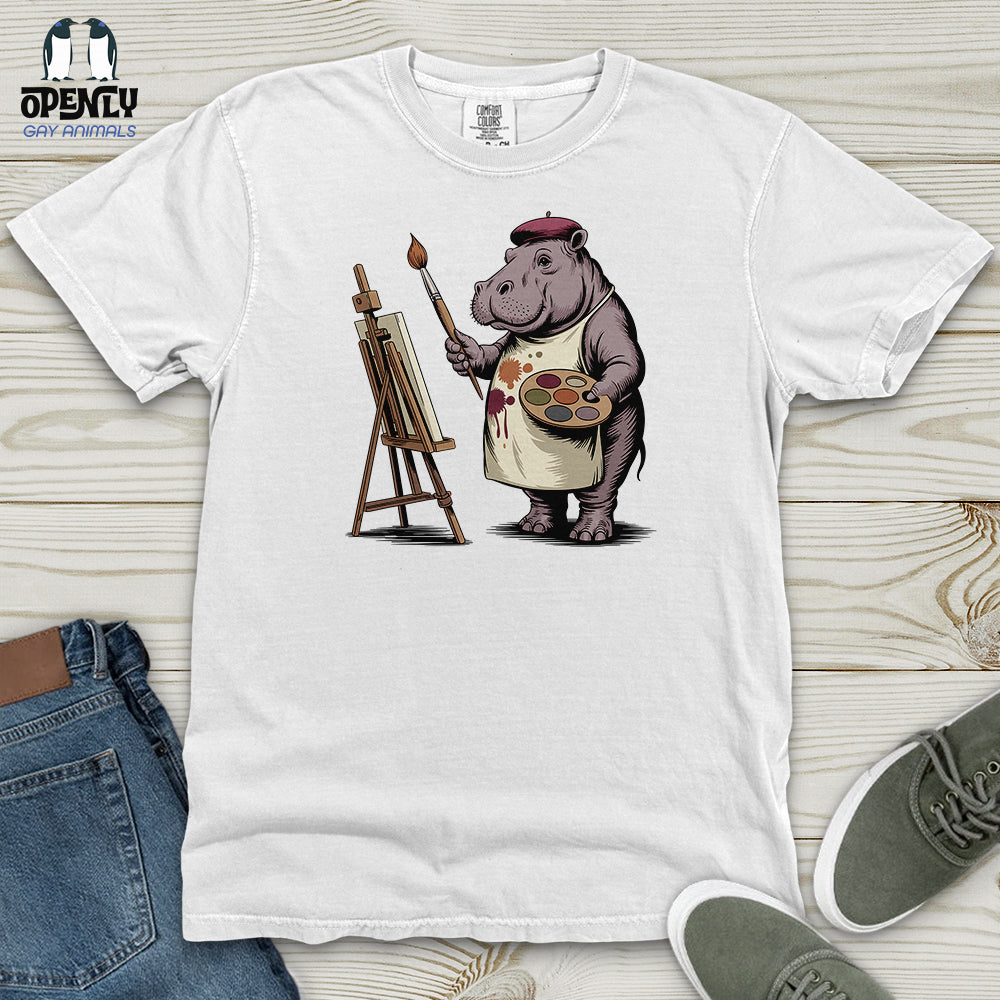 Hipponicasso Heavy Cotton Comfort Colors Tee Gift For Animal Lover